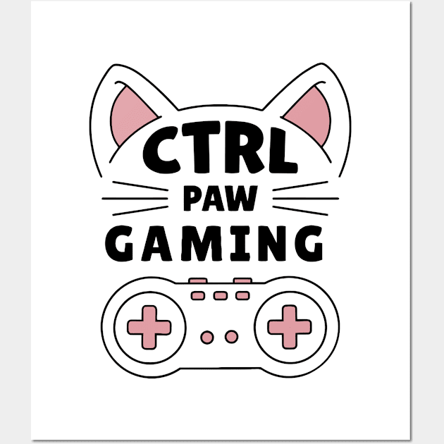 CTRL PAW GAMING Wall Art by XYDstore